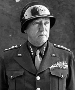 Black And White George Patton 5D Diamond Painting