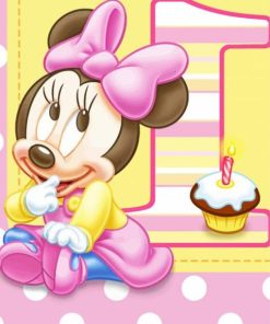 Cute Minnie Mouse Baby Diamond Painting