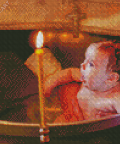 Cute Baby Baptism Diamond Painting