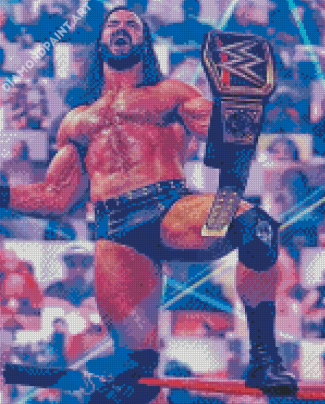 Drew McIntyre WWE Champion Diamond Painting