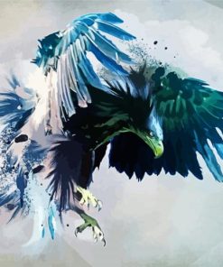 Eagle Artwork Abstract 5D Diamond Painting