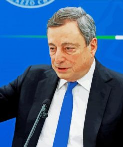 Italy Ministre Mario Draghi Diamond Painting