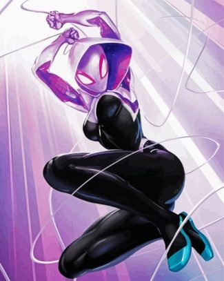 Marvel Comics Spider Gwen Diamond Painting