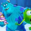 Monsters University Sully And Mike Diamond Painting
