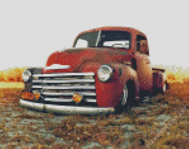Old Chevy 1950 Diamond Painting