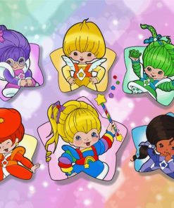 Rainbow Brite Cartoon Characters Diamond Painting