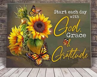 Strat Your Day With God Grace And Gratitude Diamond Painting