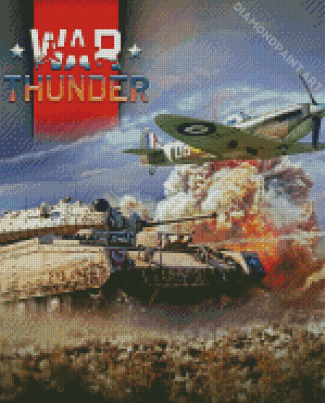 War Thunder Tank And Aircraft 5D Diamond Painting