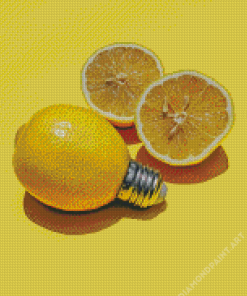 Yellow Lemon Fruit Diamond Painting