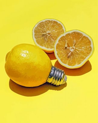 Yellow Lemon Fruit Diamond Painting