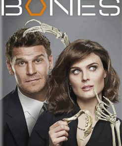 Booth And Brennan Bones Crime Serie Diamond Painting