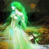 Fantasy Green Lady Art Diamond Painting