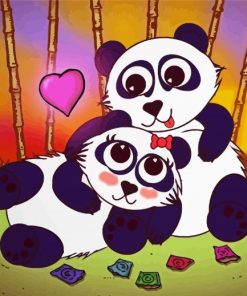 Pandas Animal Lovers Diamond Painting