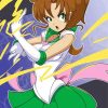 Sailor Jupiter Anime Girl Diamond Painting