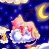 Sleepy Mew Pokemon Diamond Painting
