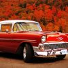 Aesthetic Red Classic Chevy Diamond Painting