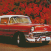Aesthetic Red Classic Chevy Diamond Painting