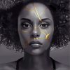 Afro Kintsugi Broken Woman Diamond painting