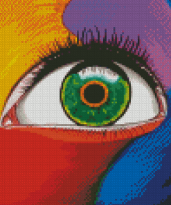 Colorful Abstract Eye Diamond painting