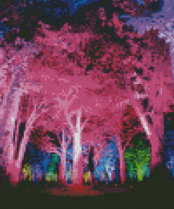Colorful Forest Light Diamond Painting