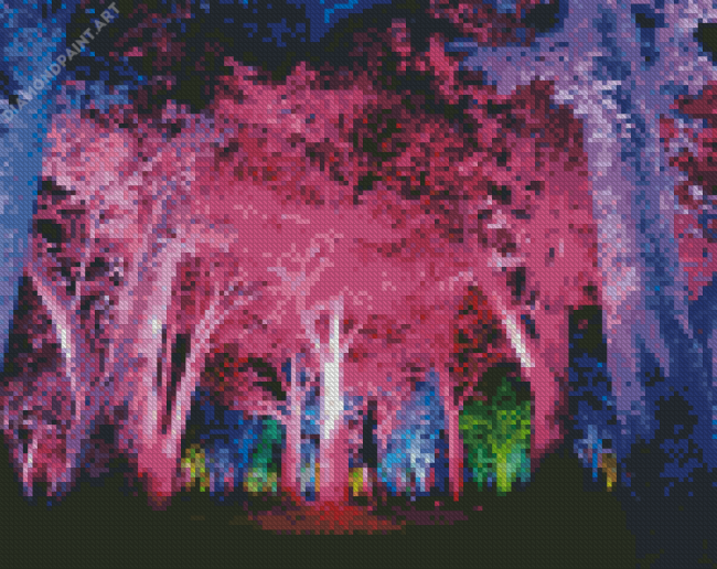 Colorful Forest Light Diamond Painting