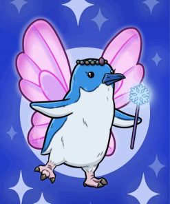 Fairy Penguin Illustration Diamond Painting