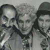 Black And White Comedy Group Marx Brothers Diamond Painting