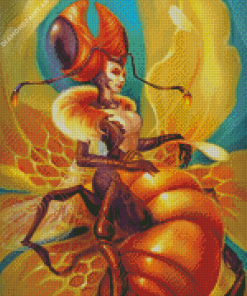 Fantasy Queen Bee Diamond Painting