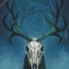 Aesthetic Deer skull Art Diamond Painting