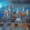 Aesthetic Harry Potter Castle Diamond Painting