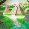 Aztec Pyramids Diamond Painting