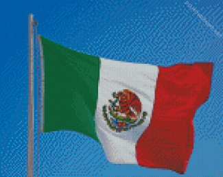 The Mexican Flag Diamond Painting