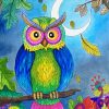Artistic Mandala Owl Diamond Painting