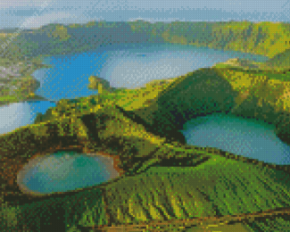 Azoren Landscape Diamond Painting