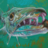 Barracuda Fish Art Diamond Painting
