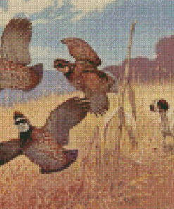 Bird Hunting Scenes Diamond Paintings