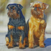 Brussels Griffon Puppies Diamond Paintings
