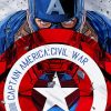 Captain America Shield Diamond Painting