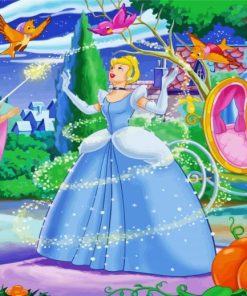 Cartoon Cinderella Characters Diamond Painting