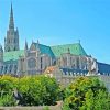 Chartres Cathedral Building In France Diamond Paintings