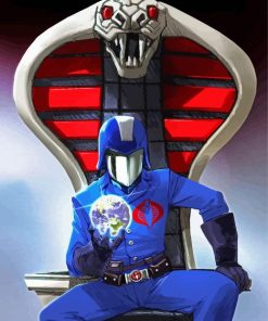 Cobra Commander Villain Diamond Painting