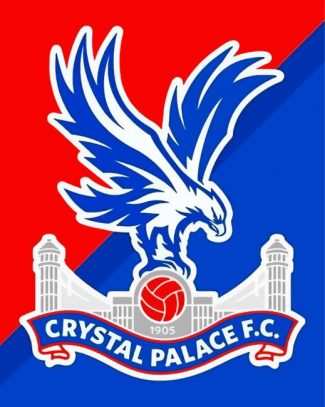 Crystal Palace F C Logo Diamond Painting