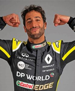 Driver Daniel Ricciardo Diamond Painting