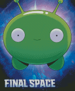 Final Space Mooncake Poster Diamond Painting