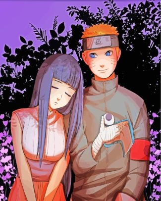 Hinata And Naruto In Love Diamond Painting