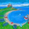 Holy Island Of Lindisfarne Art Diamond Painting