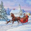 Horse And Sleigh Diamond Painting