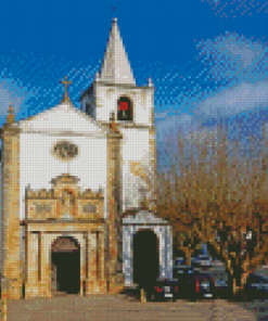 Igreja De Santa Maria Obidos Diamond Painting