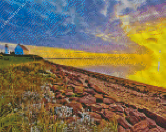 Island Lighthouse Prince Edward Island Diamond Painting