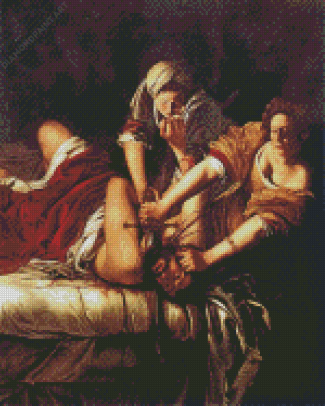 Judith Slaying Holofernes Gentileschi Diamond Painting